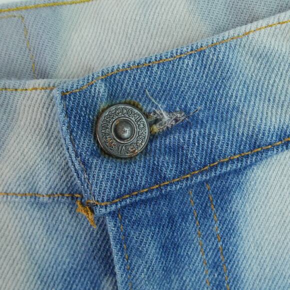 Vintage Levis Orange Tab Bootcut Jeans 37" x 30" Tie Dye Hippy Western Patriotic - Picture 4 of 15